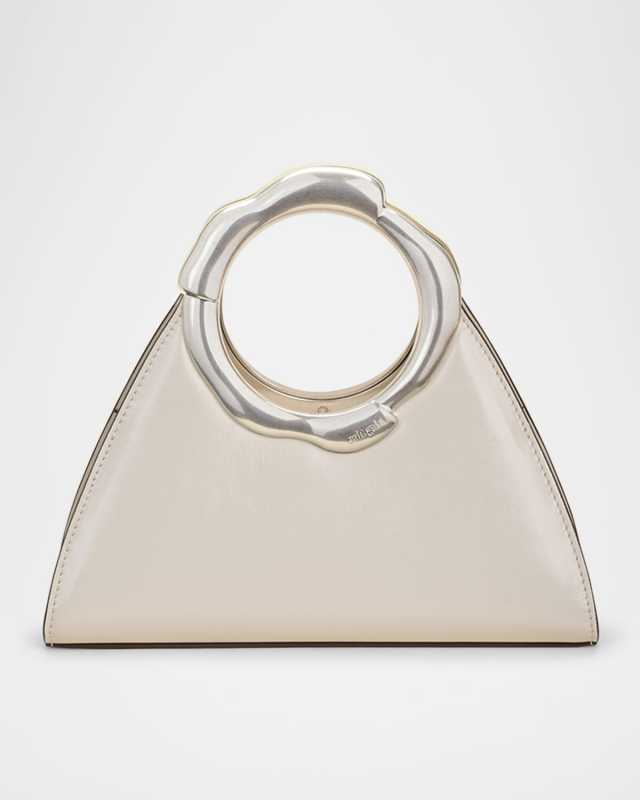 Asa Patent Leather Top-Handle Bag